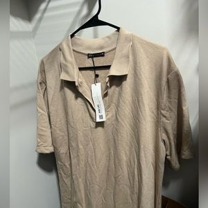 Zara Polo Knit Maxi Dress